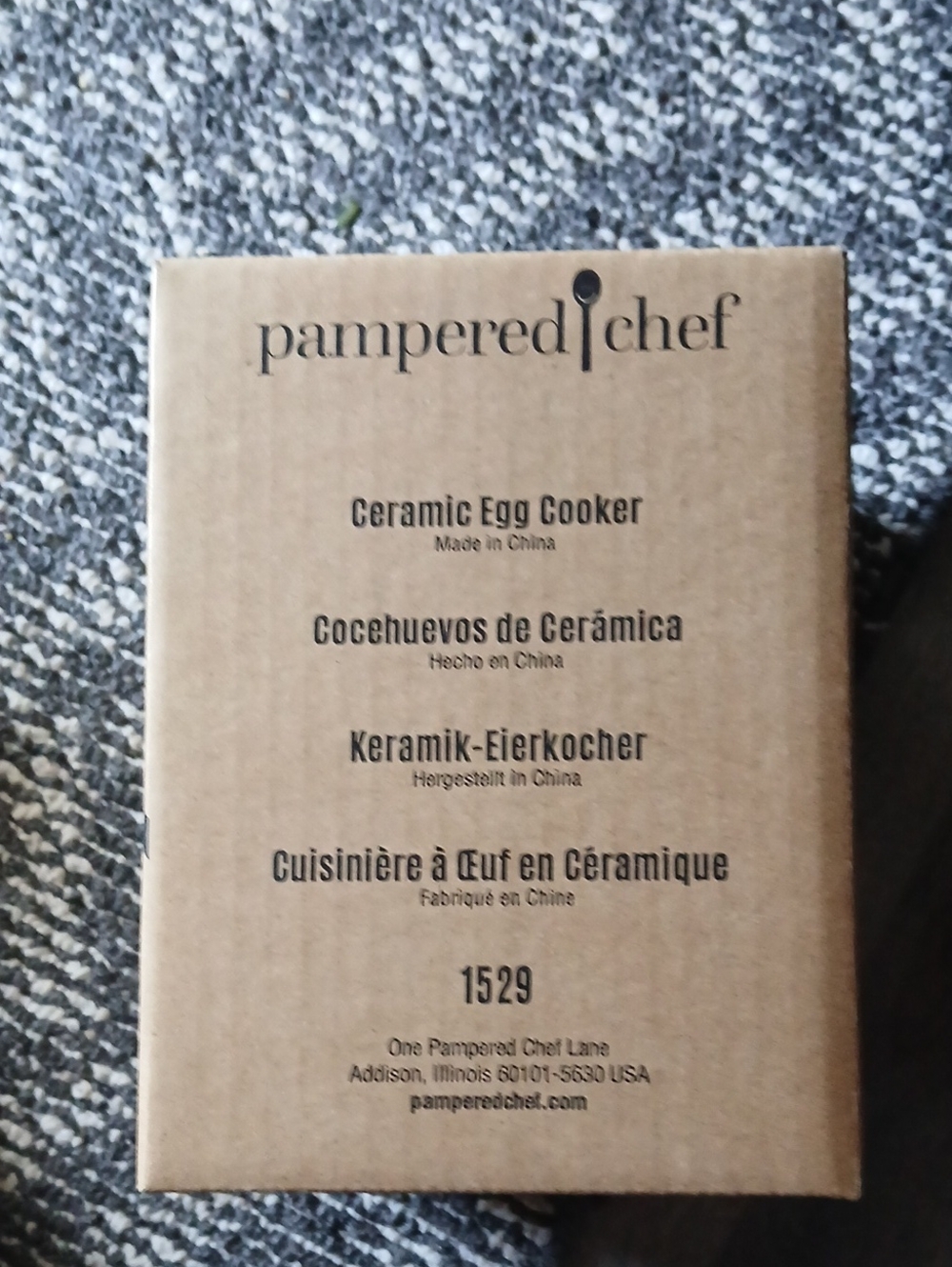 Pampered Chef Ceramic Egg Cooker